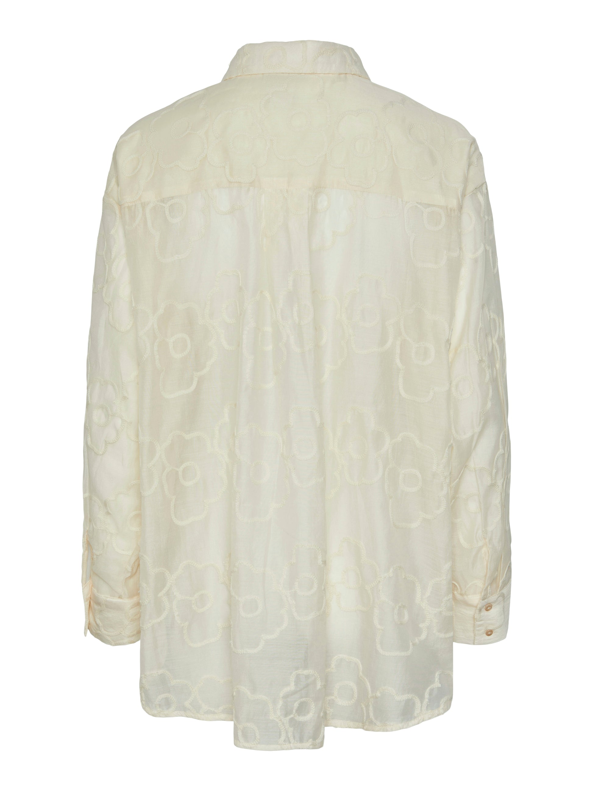 Y.A.S | FLORINA LS OVERSIZE SHIRT - BIRCH