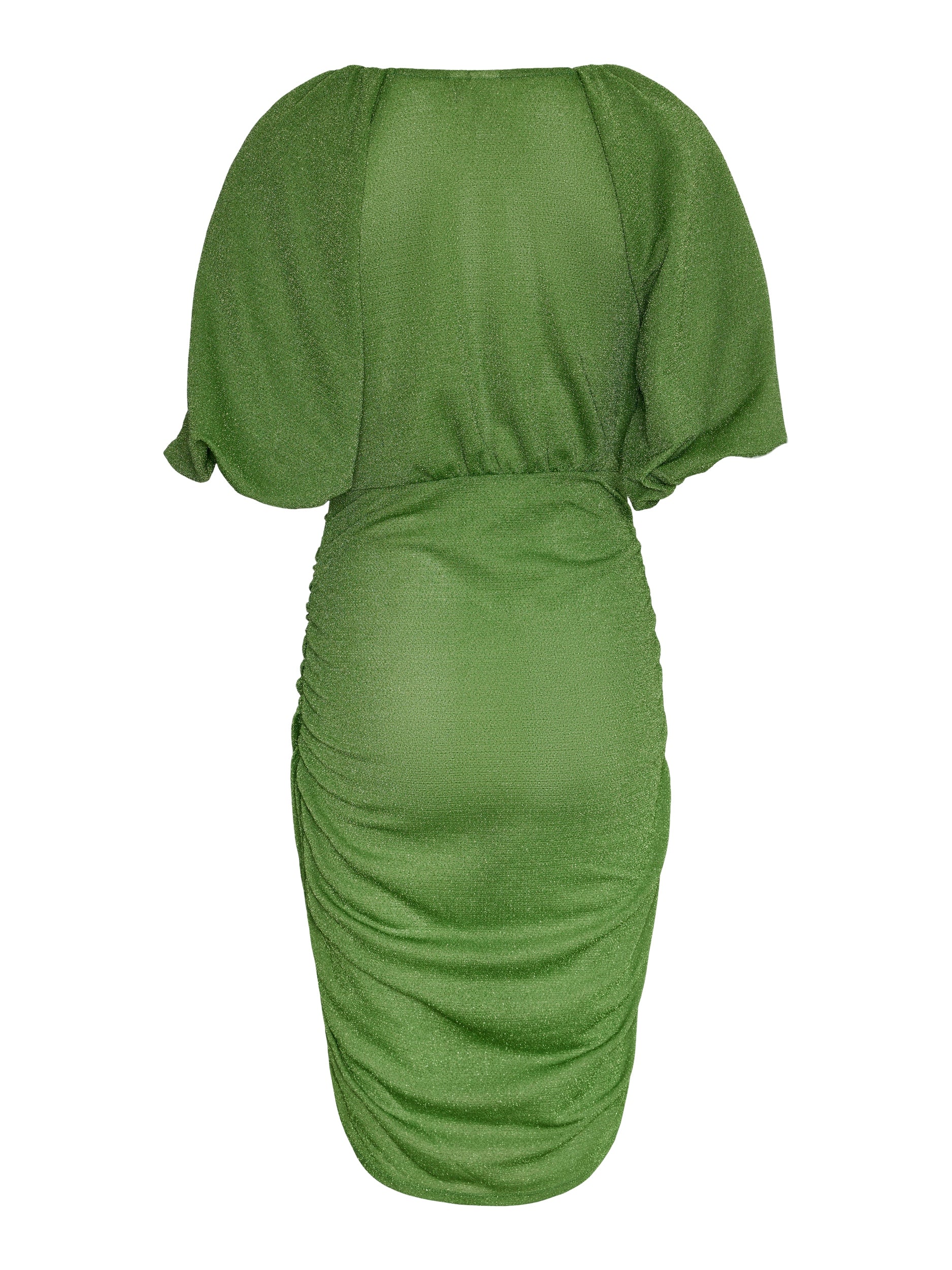 Y.A.S | TIKKA 2/4 GLITTER DRESS - MEADOW GREEN