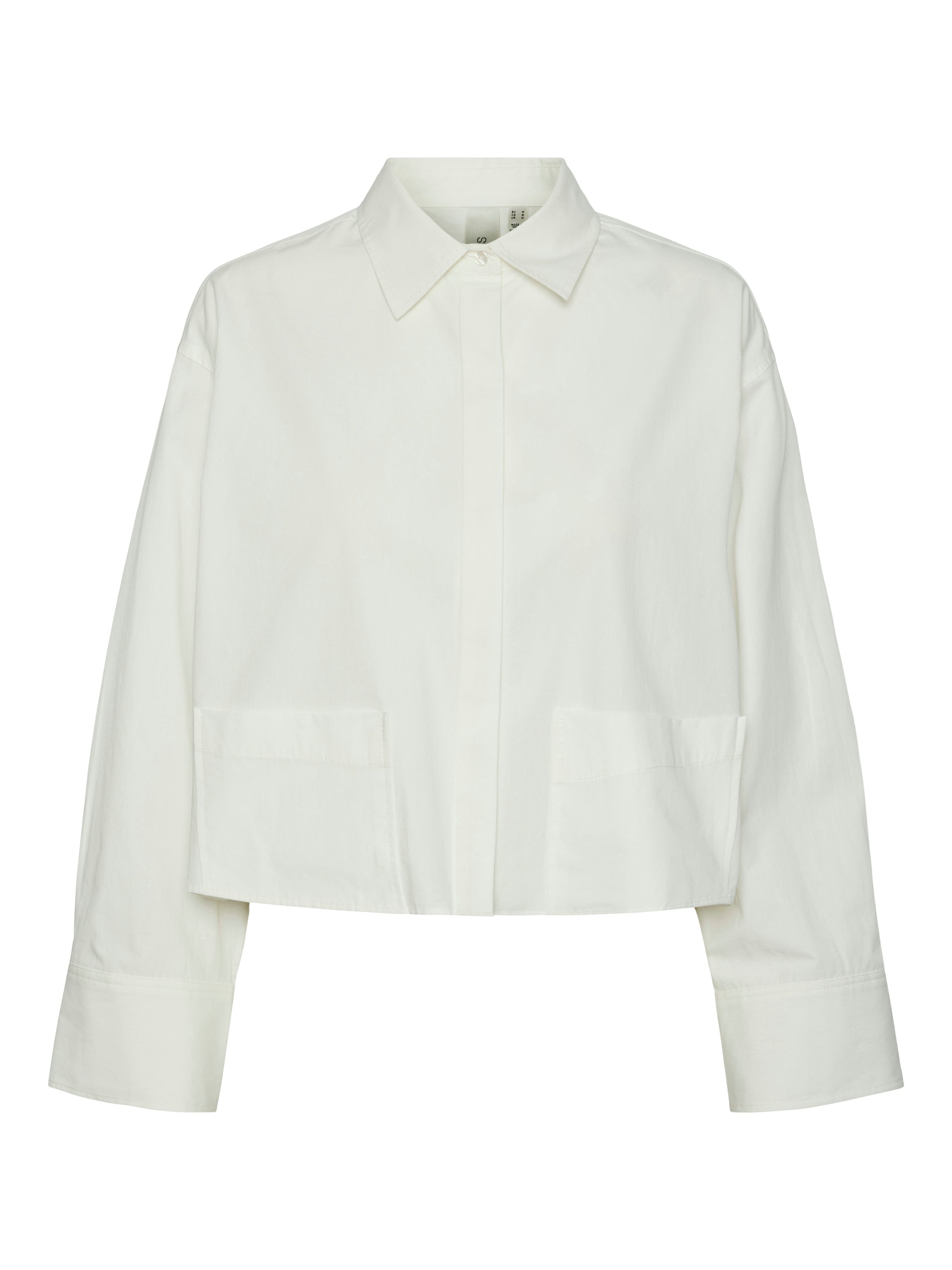 Y.A.S | LEE LS SHORT SHIRT - STAR WHITE