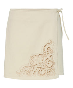 Y.A.S | KILMO HW MINI SKIRT - SANDSHELL