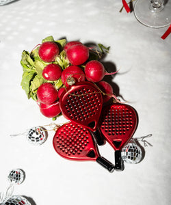 YUP IN DE BOOM | KERSTORNAMENT - PADELRACKET ROOD