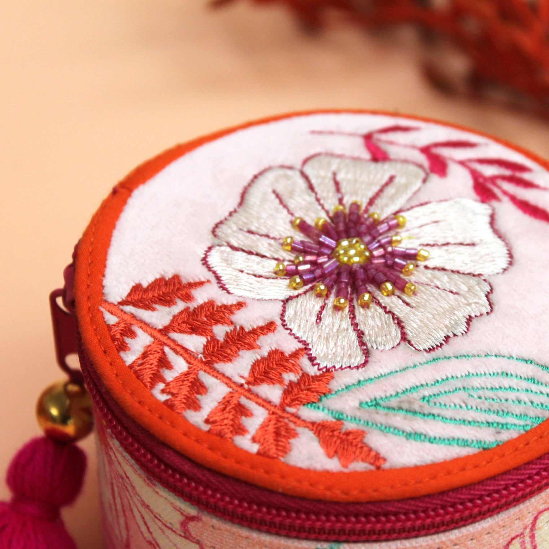 POSY TRINKET BOX - LIGHT PINK