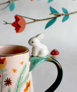 SECRET GARDEN RABBIT JUG - WHITE