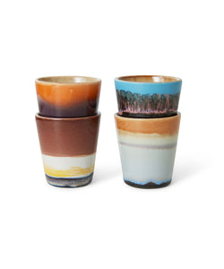 HKliving | 70S CERAMICS: RISTRETTO MUG - SOLAR BROWN