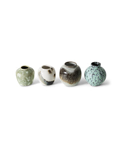 HKliving | SMALL VASES - CANYON (4pcs)