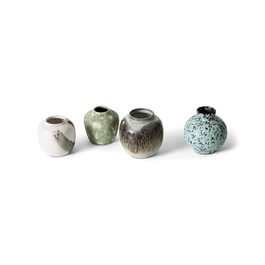 HKliving | SMALL VASES - CANYON (4pcs)
