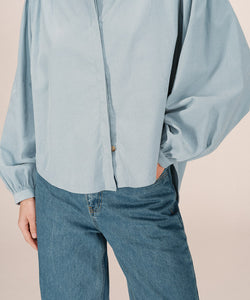 GRACE & MILA | SURI BLOUSE - SAGE BLUE