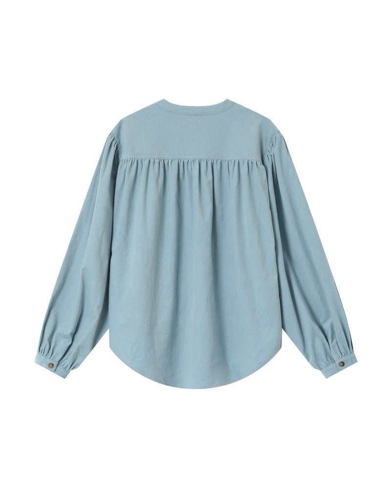 GRACE & MILA | SURI BLOUSE - SAGE BLUE