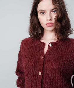 GRACE & MILA | NAIS CARDIGAN - BORDEAUX