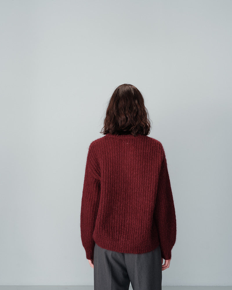 GRACE & MILA | NAIS CARDIGAN - BORDEAUX