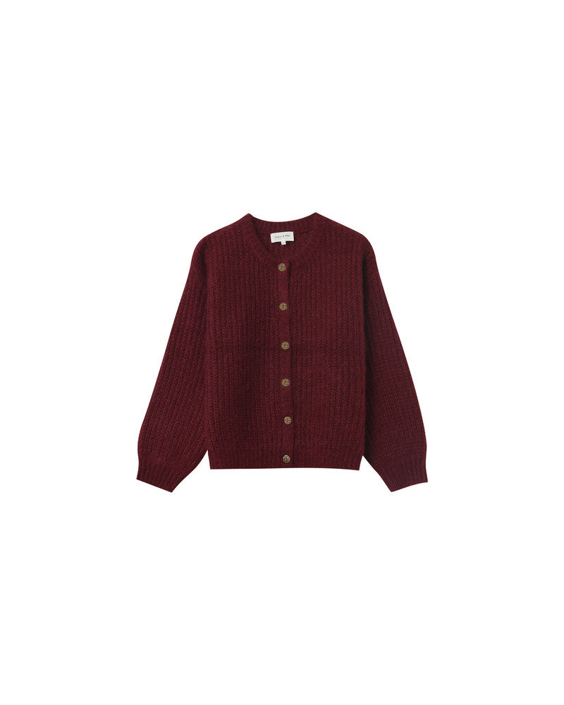 GRACE & MILA | NAIS CARDIGAN - BORDEAUX