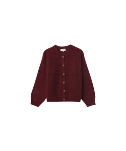 GRACE & MILA | NAIS CARDIGAN - BORDEAUX