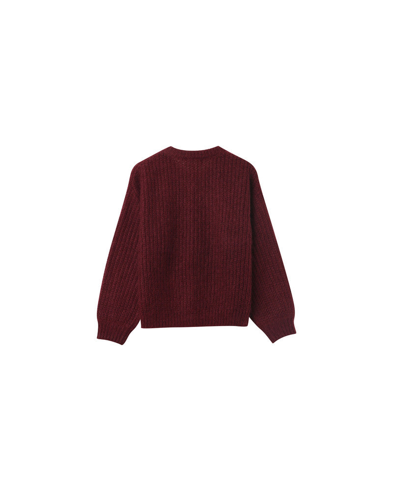 GRACE & MILA | NAIS CARDIGAN - BORDEAUX