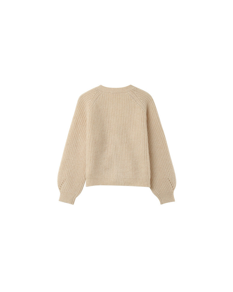 GRACE & MILA | NASTER KNIT CARDIGAN - SABLE