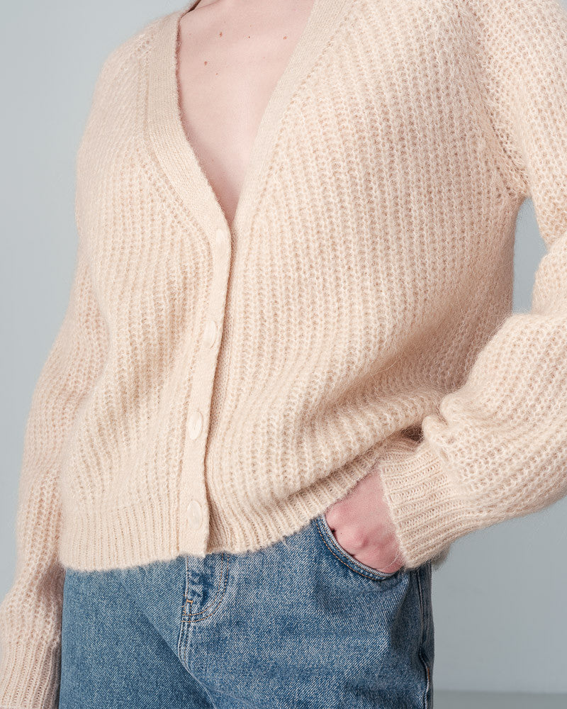 GRACE & MILA | NASTER KNIT CARDIGAN - SABLE