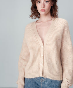 GRACE & MILA | NASTER KNIT CARDIGAN - SABLE