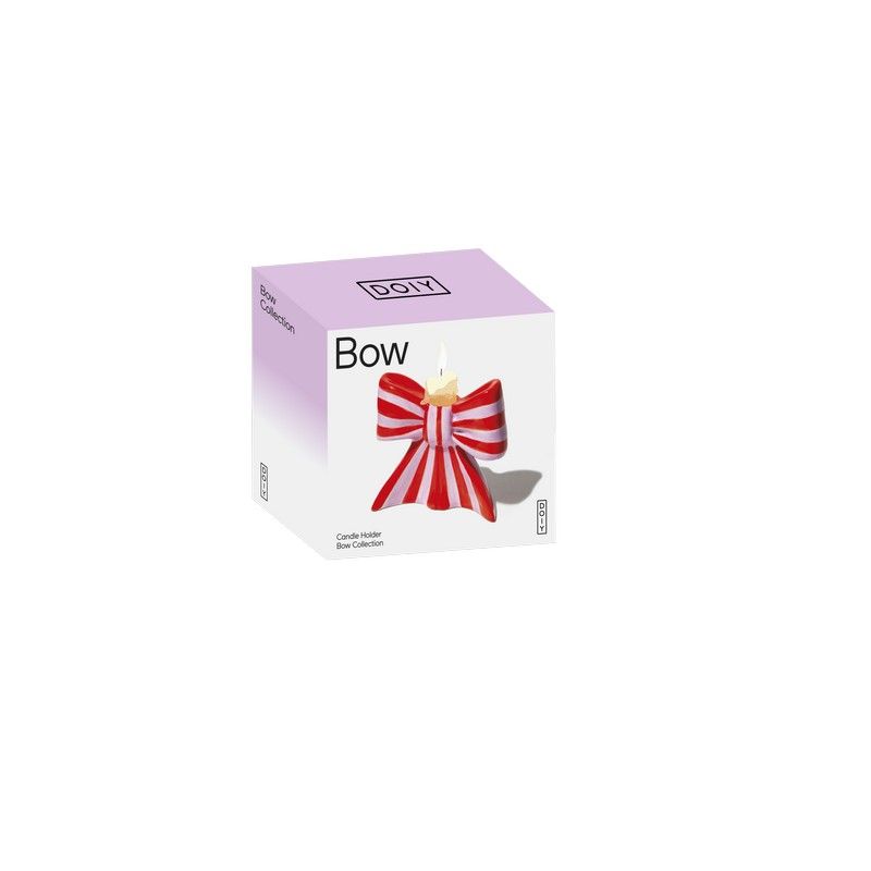 DOIY | CANDLE HOLDER BOW - PINK