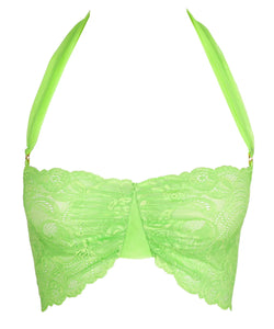 SARDA | SHAVONNE NON PADDED STRAPLESS BRA - BRIGHT GREEN