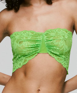 SARDA | SHAVONNE NON PADDED STRAPLESS BRA - BRIGHT GREEN