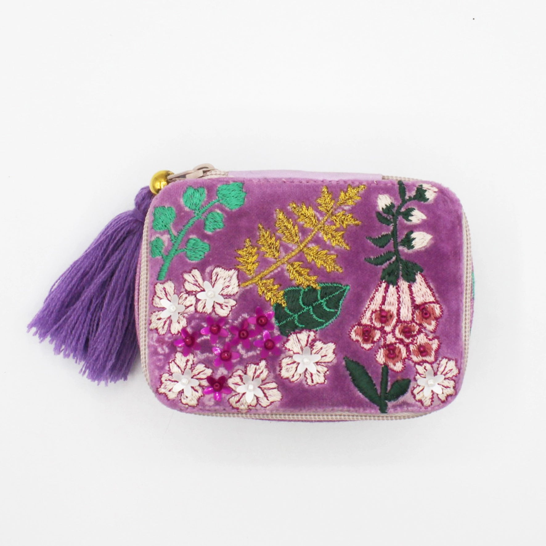 POSY TRINKET BOX - PURPLE