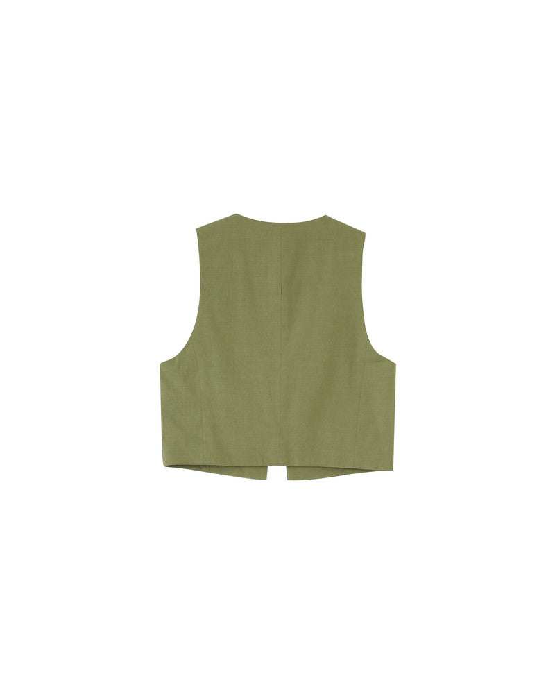 GRACE & MILA | RUBENS GILET - GREEN