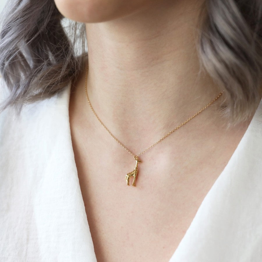 KETTING | GIRAFFE - GOUD