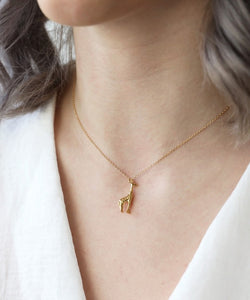 KETTING | GIRAFFE - GOUD