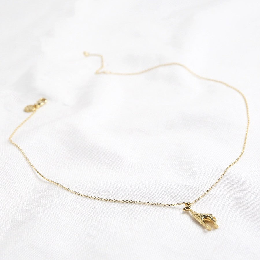 KETTING | GIRAFFE - GOUD