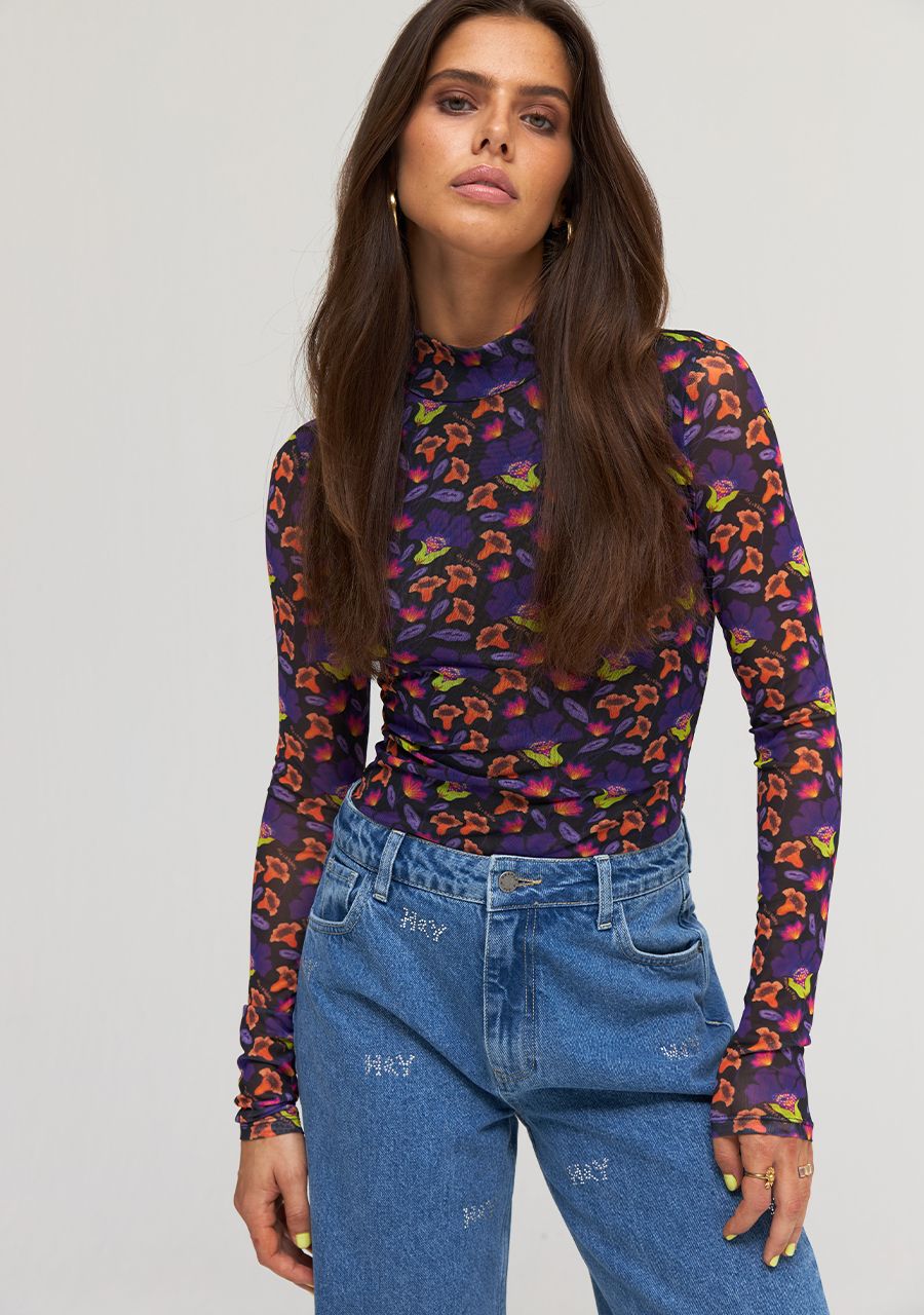 HARPER & YVE | JANE LS TOP - FLORAL FEST