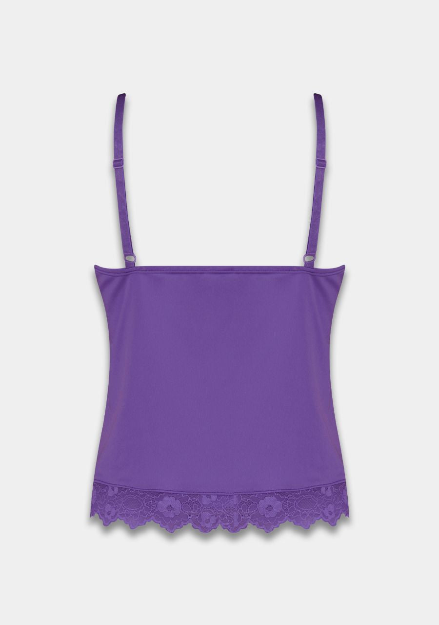 HARPER & YVE |  LARA SS TOP - DARK VIOLET