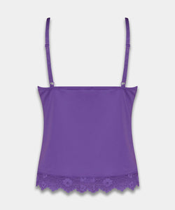 HARPER & YVE |  LARA SS TOP - DARK VIOLET