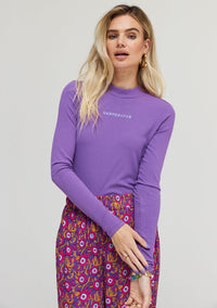 HARPER & YVE |  JANE LS TOP - DARK VIOLET