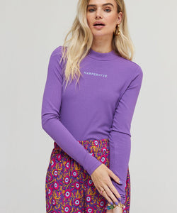 HARPER & YVE |  JANE LS TOP - DARK VIOLET