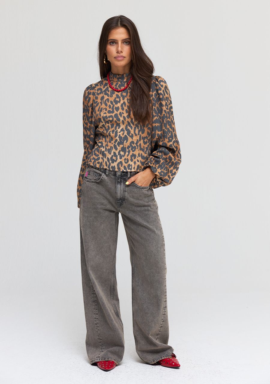 HARPER & YVE | FLOOR LS TOP - LEXIE LEOPARD