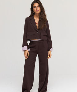 HARPER & YVE |  IVY BLAZER - CHOCOLATE