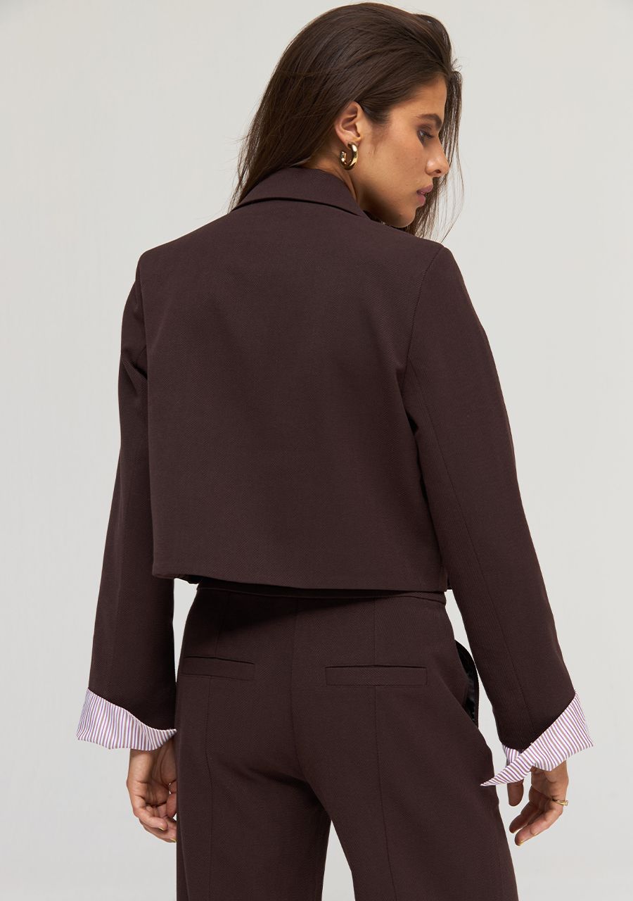 HARPER & YVE |  IVY BLAZER - CHOCOLATE