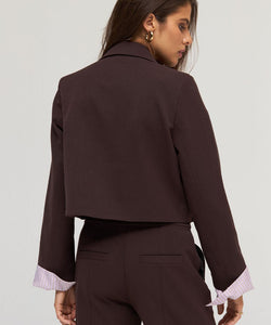 HARPER & YVE |  IVY BLAZER - CHOCOLATE