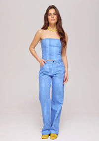 HARPER & YVE | YVE PANTS - BLUE STRIPE