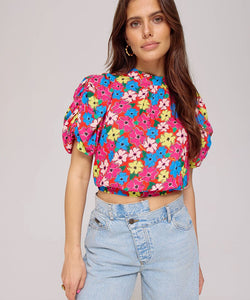 HARPER & YVE | MACEY SS TOP - FLORAL MIX