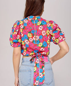 HARPER & YVE | MACEY SS TOP - FLORAL MIX