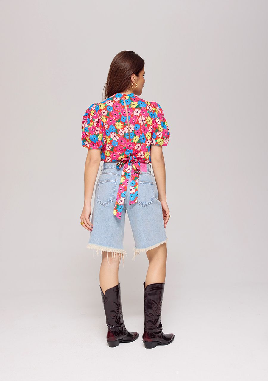 HARPER & YVE | MACEY SS TOP - FLORAL MIX