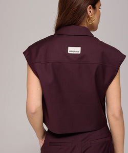 HARPER & YVE | ESMEE GILET - DARK FUDGE