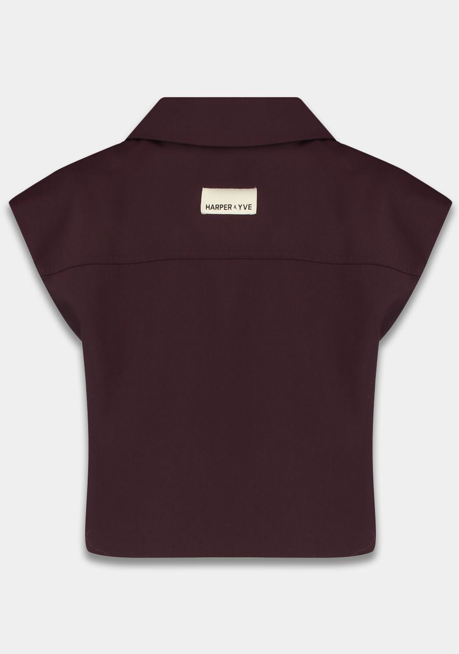 HARPER & YVE | ESMEE GILET - DARK FUDGE