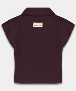 HARPER & YVE | ESMEE GILET - DARK FUDGE