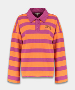 HARPER & YVE | POLLIE JUMPER - STRIPE SPICED ORANGE