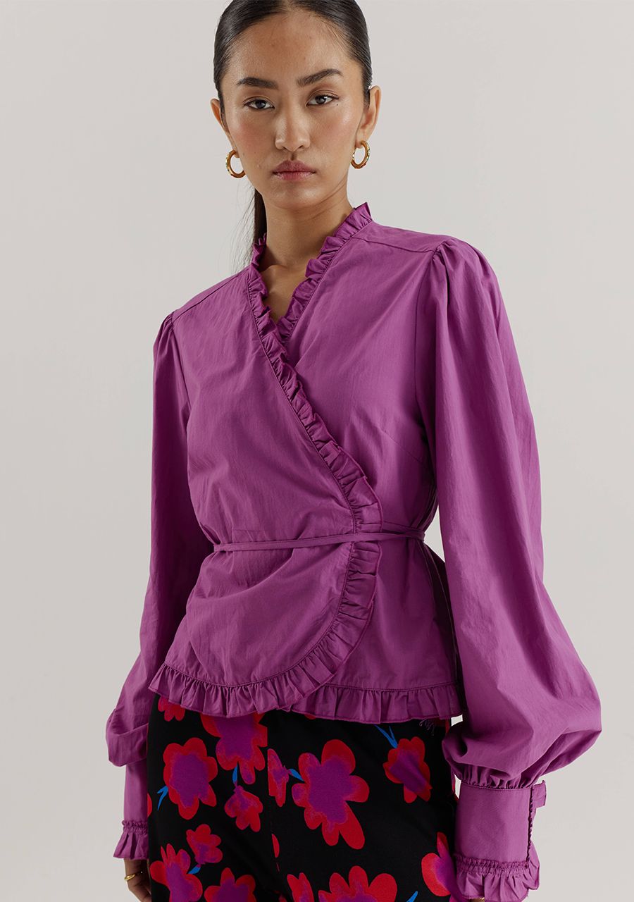 HARPER & YVE | COBY LS BLOUSE - VIOLET DREAM