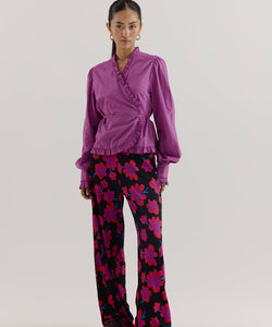 HARPER & YVE | COBY LS BLOUSE - VIOLET DREAM