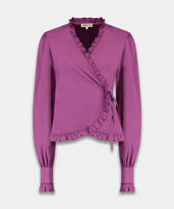 HARPER & YVE | COBY LS BLOUSE - VIOLET DREAM