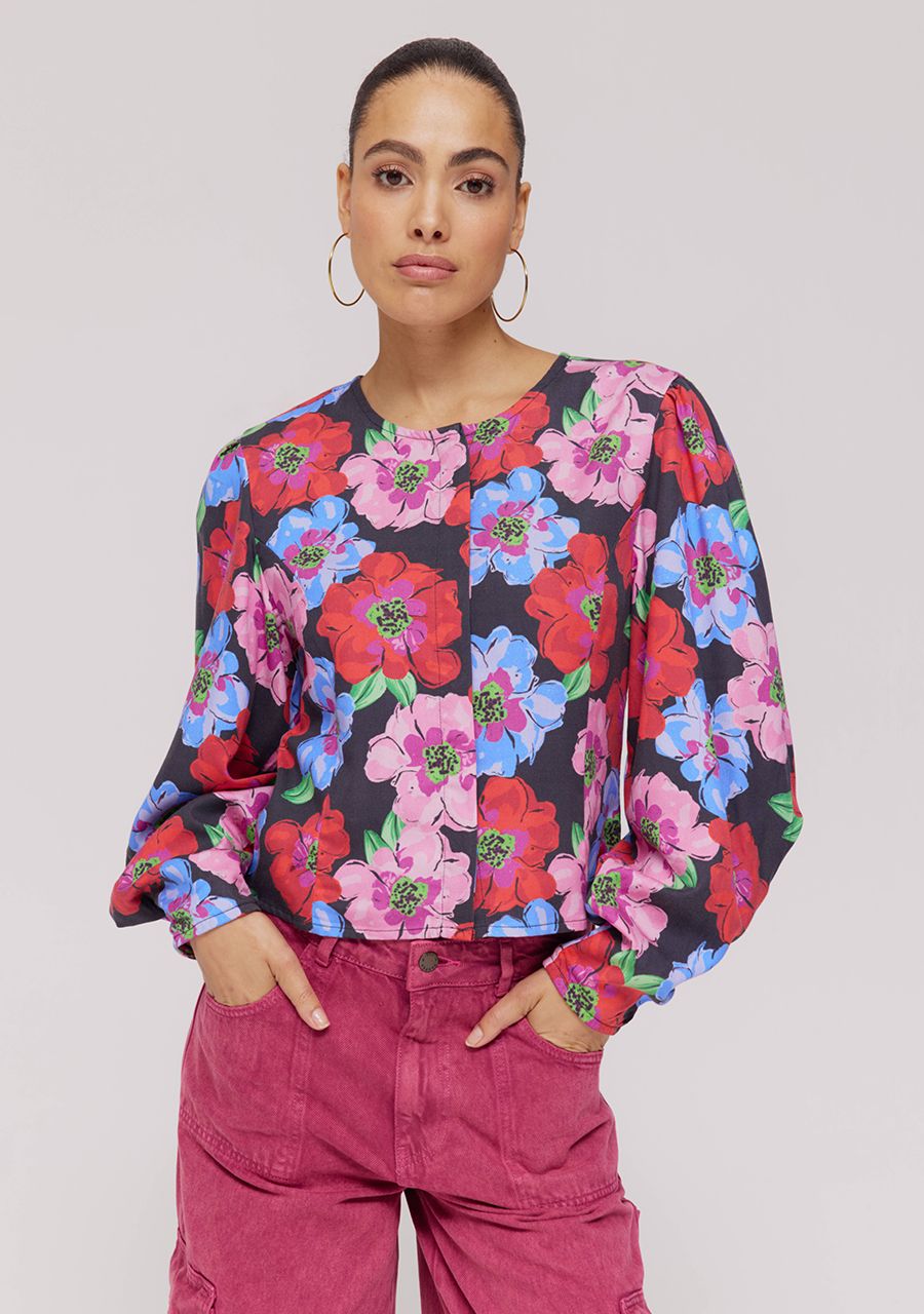 HARPER & YVE | CASSIE LS BLOUSE - MULTI FLOWER