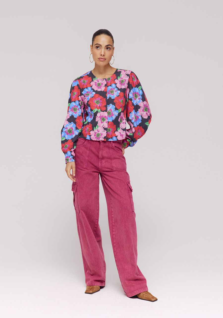 HARPER & YVE | CASSIE LS BLOUSE - MULTI FLOWER